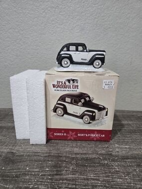 It's A Wonderful Life Bert's Police Car Series II Porcelain Figurine Enesco